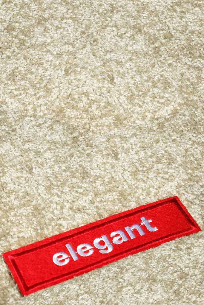 Elegant Miami Luxury Carpet Car Floor Mat Beige Compatible With Nissan Micra