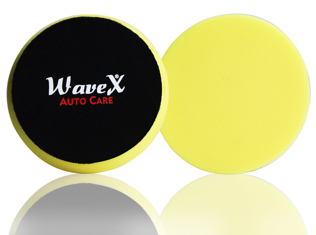 Wavex Foam Pad for Car Polishing Hard Cut 6.5 - Fits to 6 Backing Plate - Designed for Both DA and Rotary Polisher Machines - 1Pc