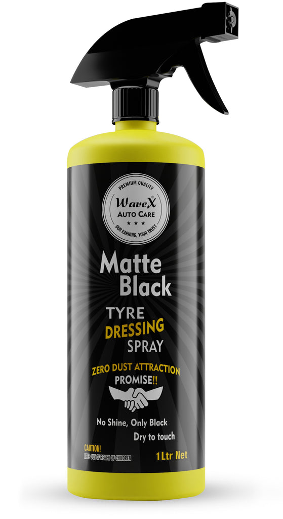 Wavex Matte Black Tyre Dressing Spray Polish 1L