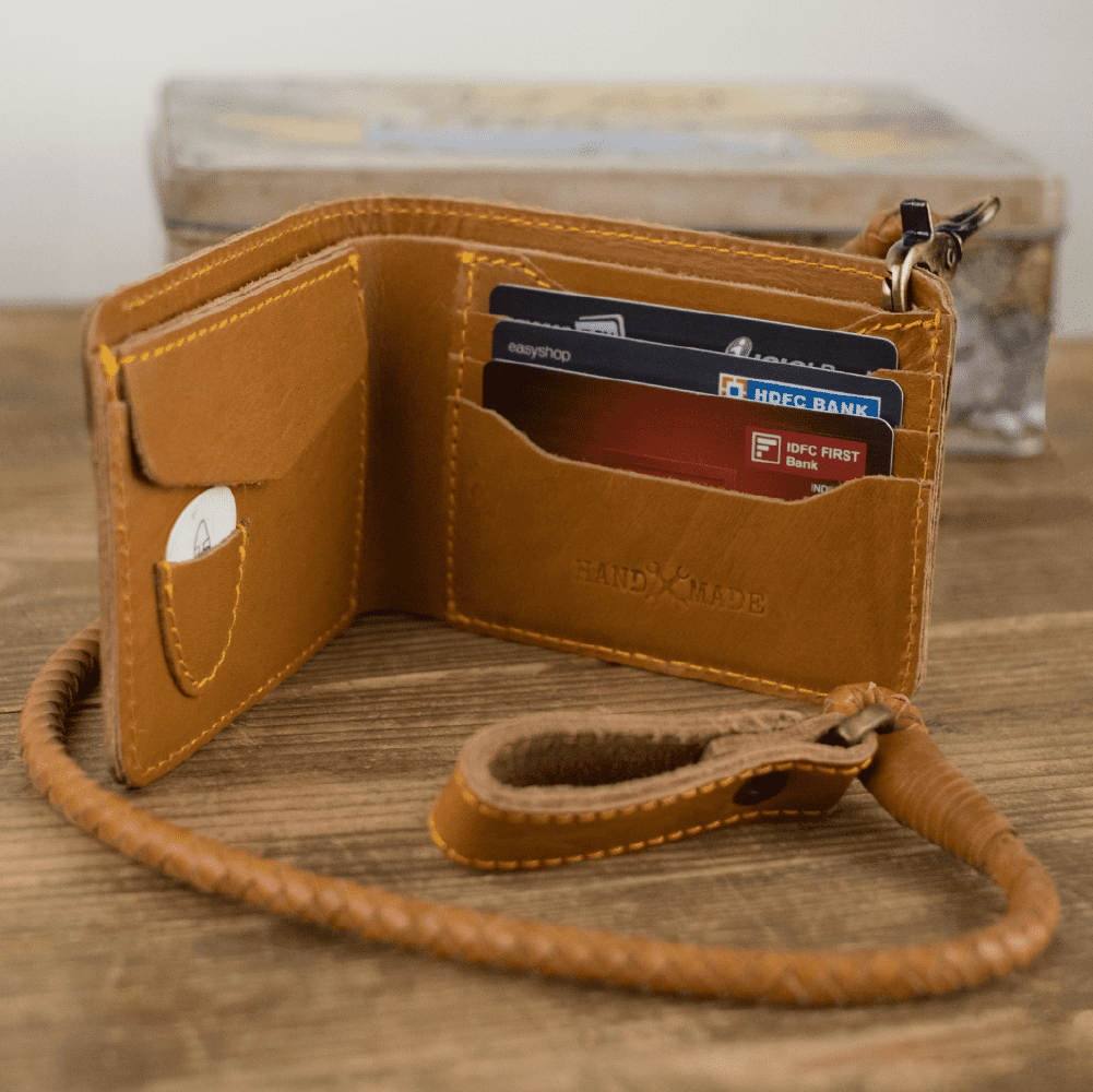 Leather Wallet - Tan "Trigger"