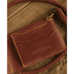 Leather Cherry Red Wallet "Lucy"