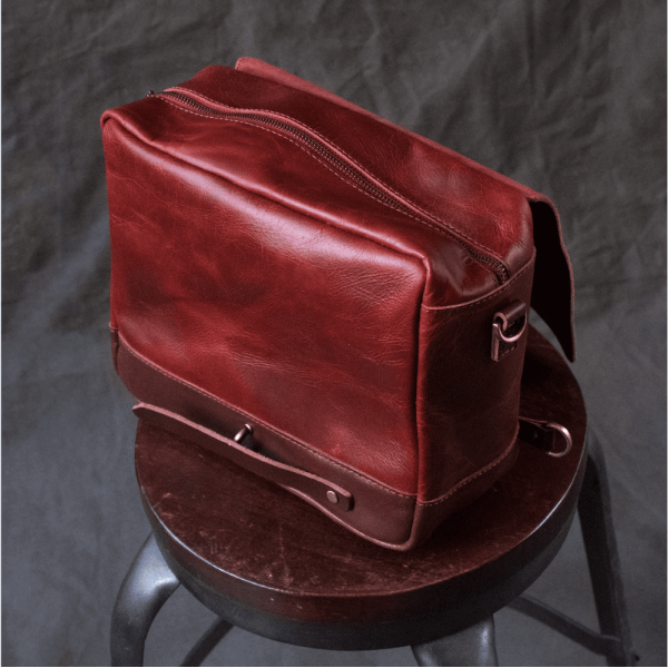 Cherry Red Messenger Bag