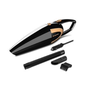Bergmann Stunner Car Vacuum Cleaner with Stainless Steel HEPA Filter (Black)