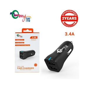 myTVS TI-11B 3.4A 2-USB Car Charger
