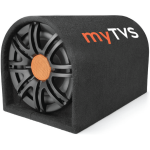 myTVS TBT-D 8 Inches D Shape Bass Tube with in-built Amplifier