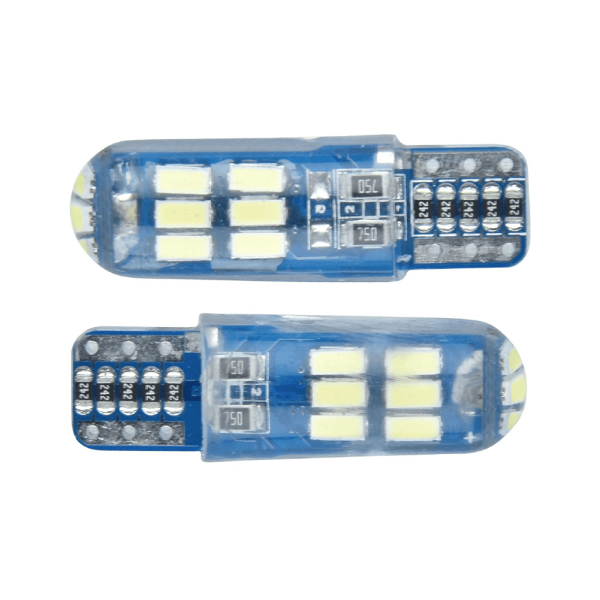 Geomex T10 Bulb Led Blue Pressing Type (Set of 2)