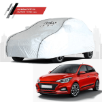 Polco Hyundai Elite I20 Car Body Cover with Antenna Cover, Mirror Pockets and 100% Water Repellent (Dupont Tyvek)