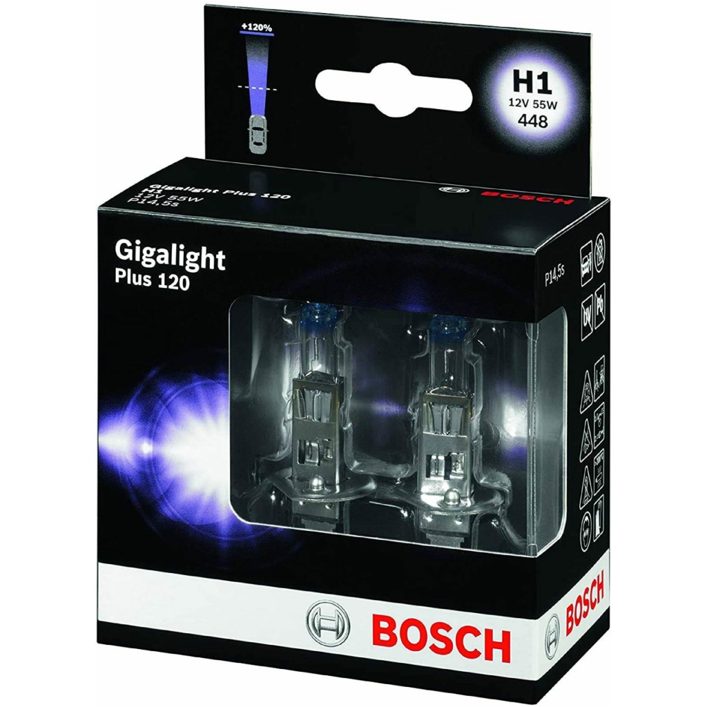 Bosch 1987 301 105 H1 P14 Gigalight Plus Halogen Bulb (12V