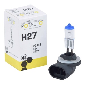 Potauto H27 Headlight Bulb PGJ13 12V 100W