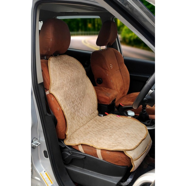 Elegant Caper Cool Pad Full Car Seat Cushion Beige (For Driver)