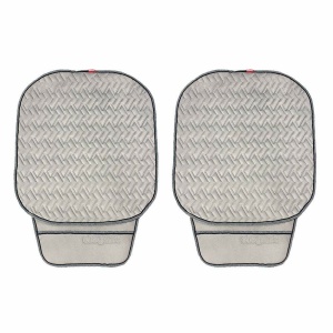 Elegant Caper Cool Pad Car Seat Cushion Grey (Set of 2)car