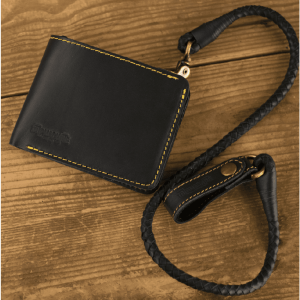 Handcrafted Black Lucille Leather Wallet