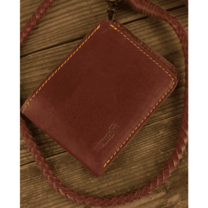 Leather Cherry Red Wallet "Lucy"