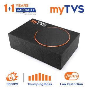 myTVS SW2 X Series 8 Inches Underseat Active Subwoofer