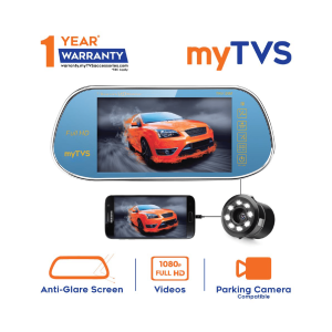 myTVS TRV-39M 7" Rear-View Multimedia Screen with Mirror link - TRV-39-BE