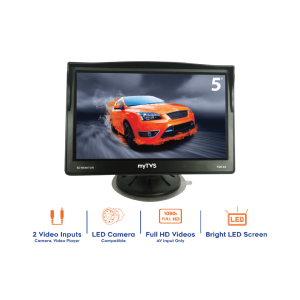 myTVS TDR-64 Reverse Parking Screen with LED Camera