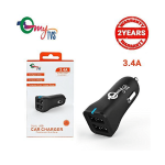 myTVS TI-11W 3.4A 2-USB Car Charger