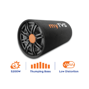 myTVS TBT-R 10" Round Shape Bass Tube with in-built Amplifier