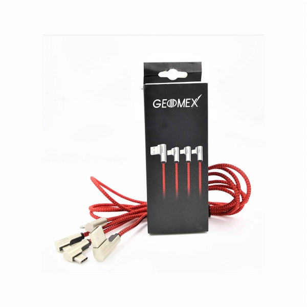 Geomex 3 in 1 Charger Cable 1.2 m Longphone a