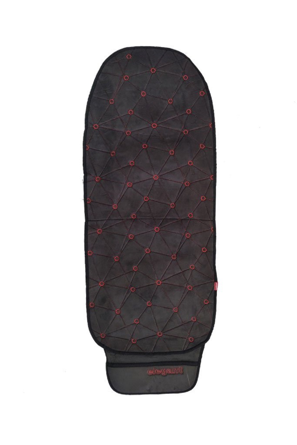 Elegant Space CoolPad Full Car Seat Cushion Black and Red (For Driver)