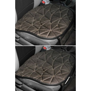 Elegant Space CoolPad Car Seat Cushion Black and Grey (For Driver)