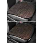 Elegant Caper Cool Pad Car Seat Cushion Black and Red (Set of 2)