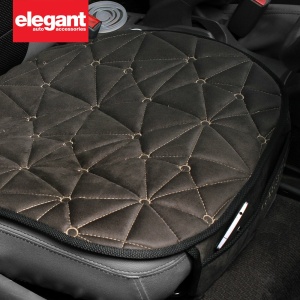 Elegant Space CoolPad Car Seat Cushion Black and Grey (Set of 2)