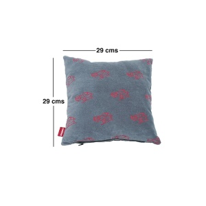 Elegant Comfy Cushion Pillow Grey Set of 2 CU11