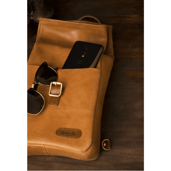 Vintage Tan Mini Pannier Bag