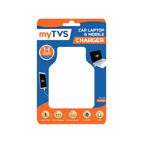 myTVS TLC-28 Car Laptop & Mobile Charger