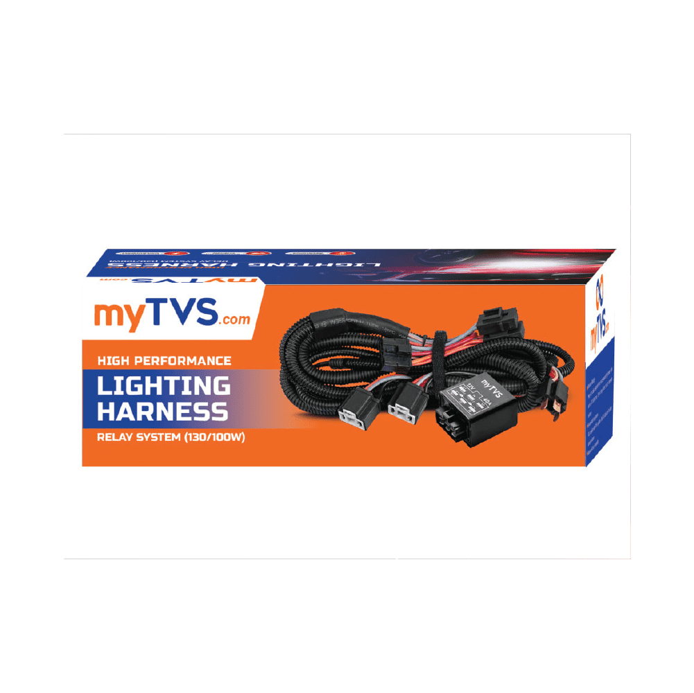 myTVS LH-130 Headlamp Wiring Harness With Relay System 130/100W