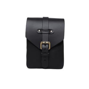 Leather Black Tank Pouch
