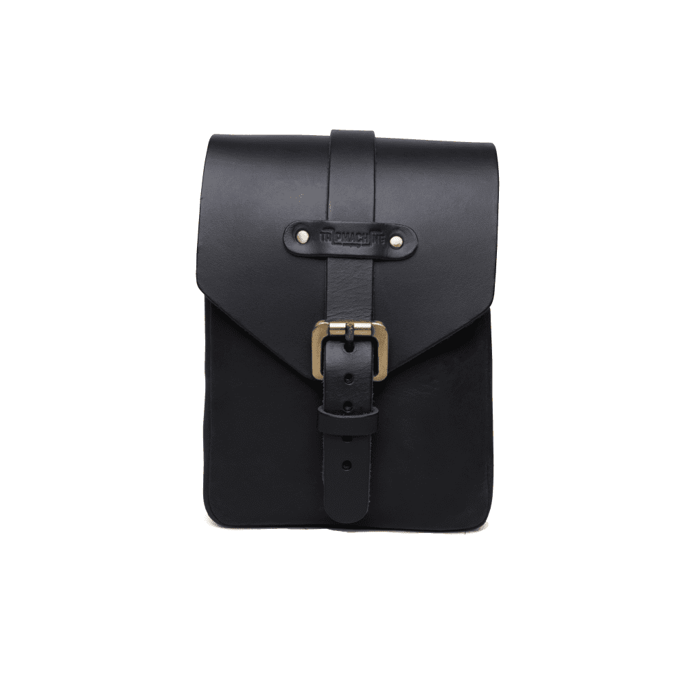 Leather Black Tank Pouch
