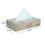 Elegant Fabric Tissue Box Beige Car Design CU11