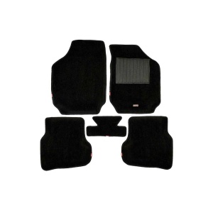Elegant 3D Carpet Car Floor Mat Black Compatible With Hyundai Xcent