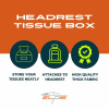 Napolex Headrest Tissue Paper Box Cover - JK-96
