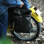 Classic Roll Top Black Backpack Pannier