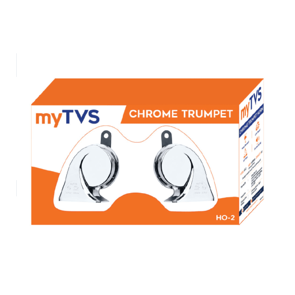 myTVS HO-2 Trumpet Twin Tone Horn Chrome