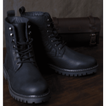 Classic Black Derby Boots