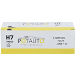 Potauto H7 Headlight Bulb PX26D 12V 55W