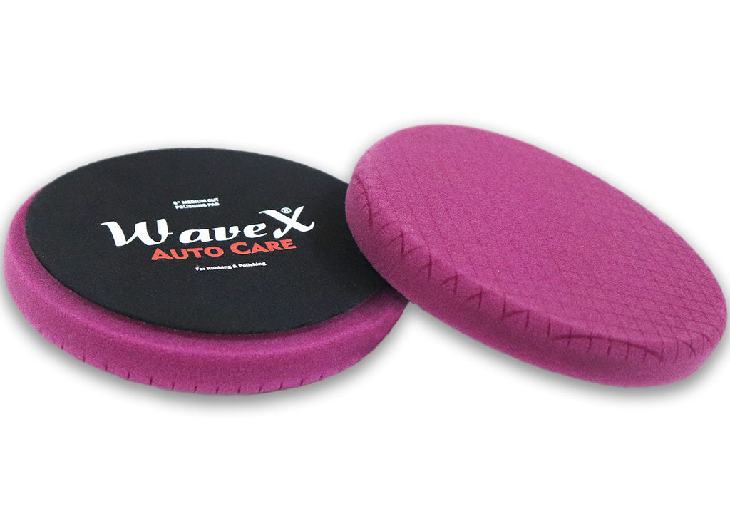 Wavex Foam Pad Medium Cut Polishing and Buffing Pad for Cars and Bikes - 6.5- Fits 6 Backing Plate | for DA and Rotary Polishers