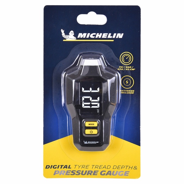 Michelin Digital Tyre Tread Depth & Pressure Gauge with LCD