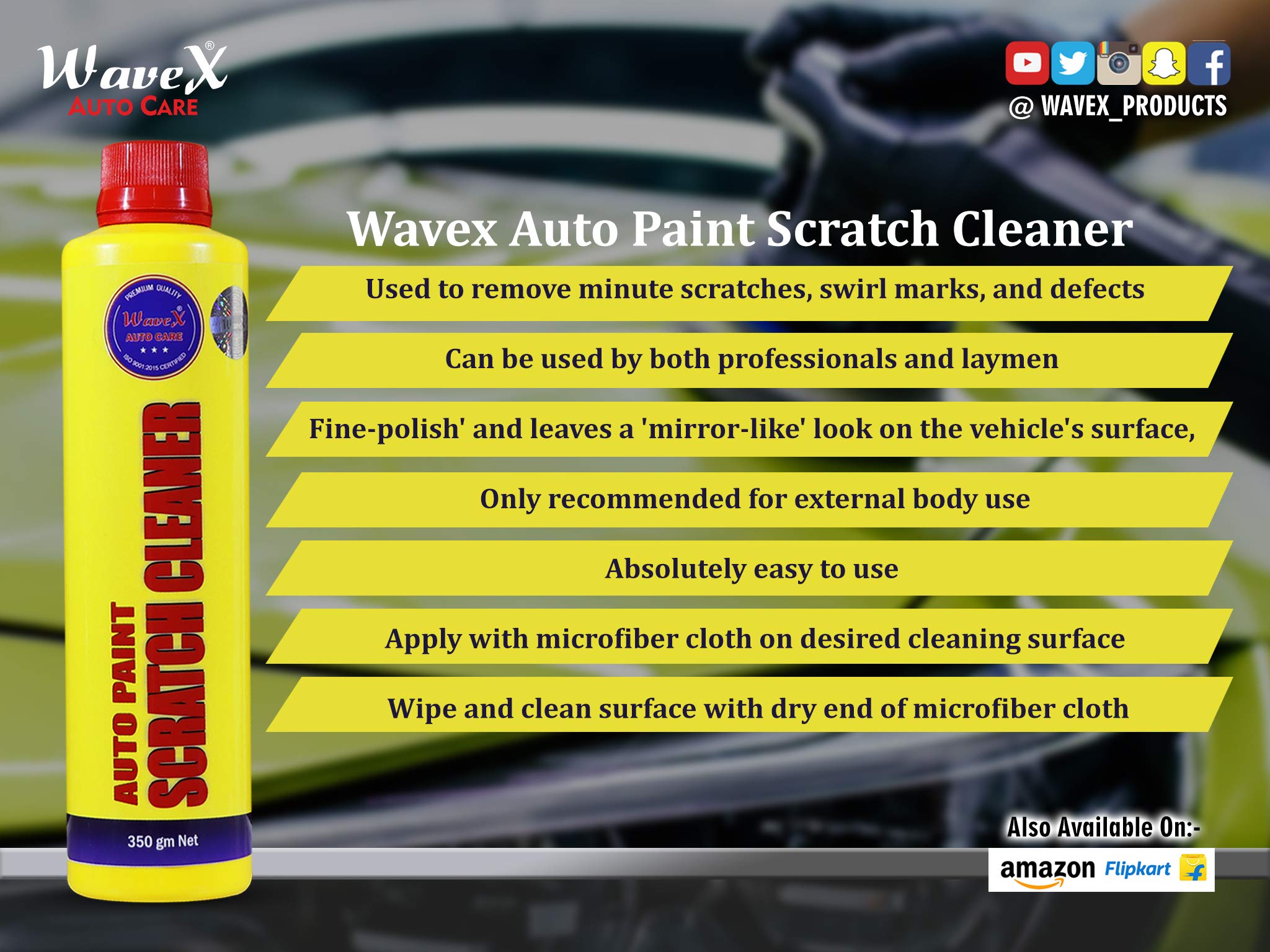Wavex Auto Paint Scratch Cleaner 20Kg