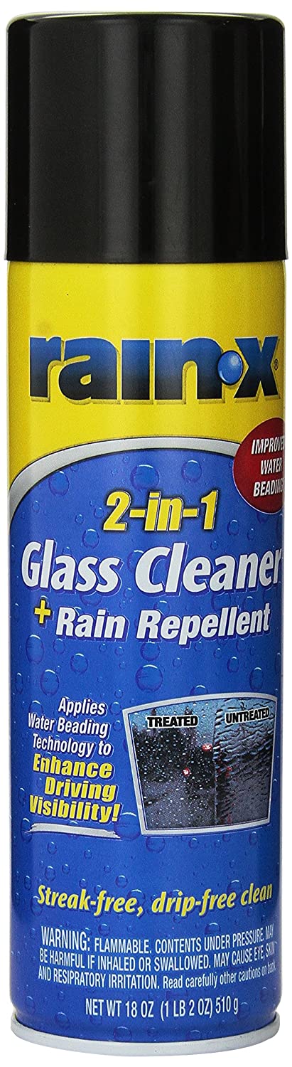 Rain-X 2-in-1 Glass Cleaner with Rain Repellent Aerosol - 510g