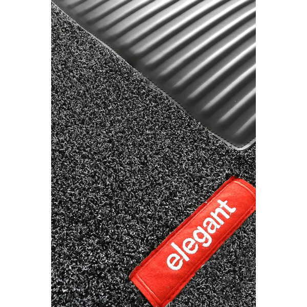 Elegant Spike Carpet Car Floor Mat Grey Compatible With Ford Aspire