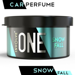 Involve ONE Snow Fall Organic Car Perfume - Fresh Fiber Air Freshener - Interior Car Perfume - IONE09
