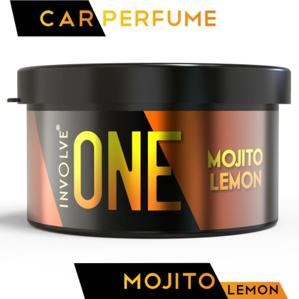 Involve ONE Mojito Lemon Organic Car Perfume - Strong Fiber Air Freshener - Interior Car Perfume - IONE10