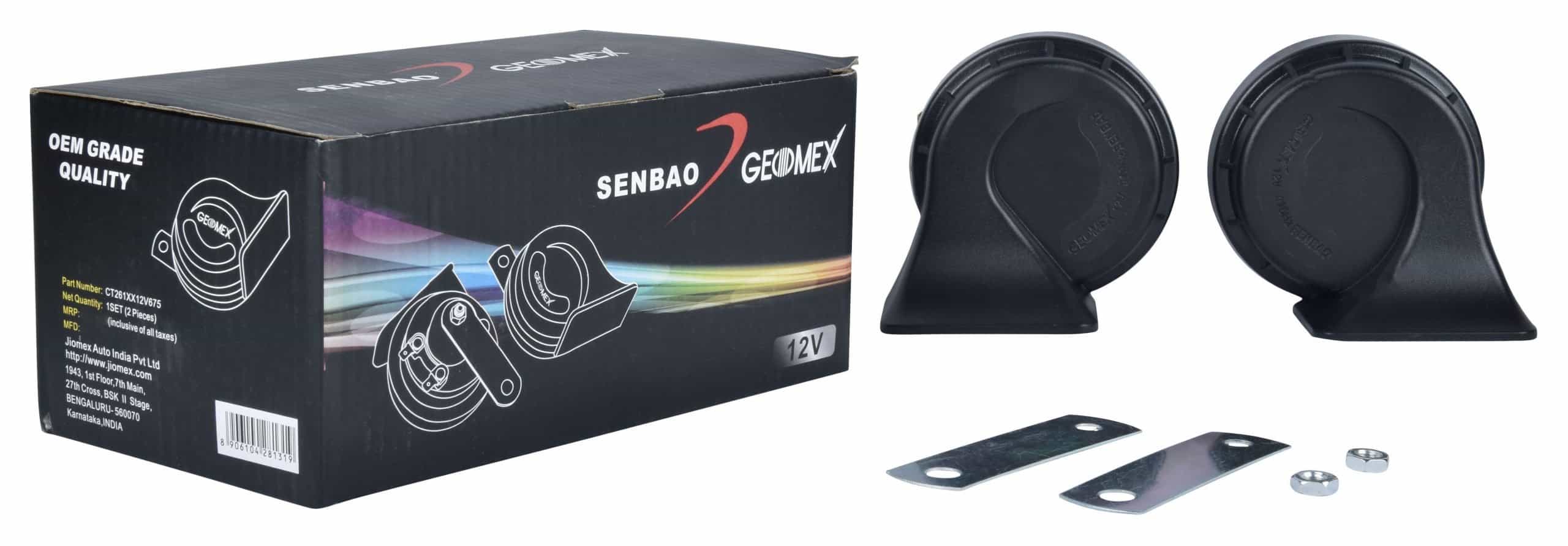 Senbao Geomex Windtone Horn New Model Type 12V (Set of 2)