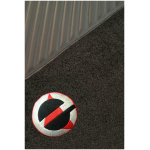 Elegant Duo Carpet Car Floor Mat Black and Red Compatible With Hyundai I10