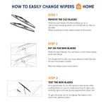 RX WB WBeater Wiper Blades 12 Inches